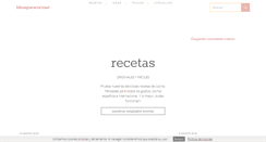 Desktop Screenshot of ideasparacocinar.com